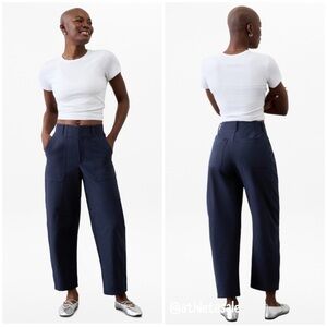 NWT Athleta Skyline High Rise Barrel Leg Pant